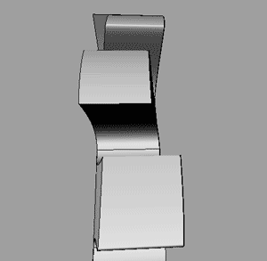 Зубья после разводки Зубья после разводки